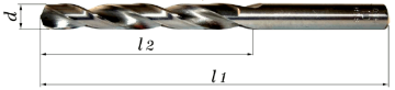 Obrazek Wiertło szlifowane NWKa  0,8 mm HSS BAILDON do metalu